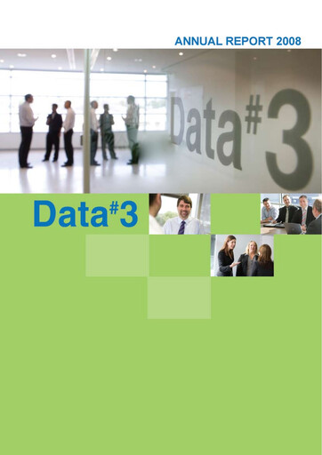 Thumbnail Data#3 Limited Annual Report 2008