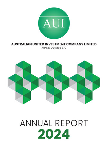 Thumbnail Australian United Investment Company Annual Report 2024