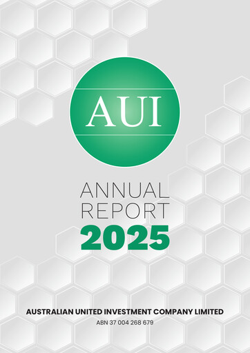 Thumbnail Australian United Investment Company Annual Report 2025