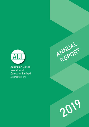 Thumbnail Australian United Investment Company Financial Report 2019