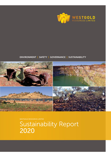 Thumbnail Westgold Resources Limited Sustainability Report 2020