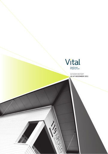 Thumbnail Vital Healthcare Property Trust Half-year Report 2011-h2