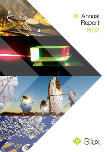 Thumbnail Silex Systems Limited Annual Report 2012