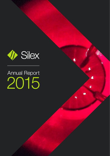 Thumbnail Silex Systems Limited Annual Report 2015