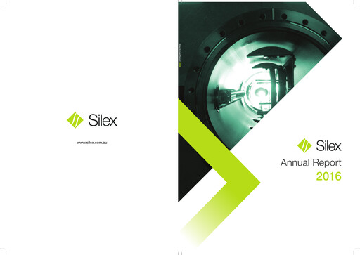 Thumbnail Silex Systems Limited Annual Report 2016