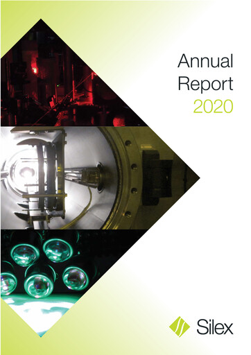 Thumbnail Silex Systems Limited Annual Report 2020