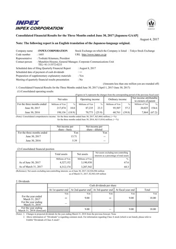Vorschaubild Inpex Quartalsbericht 2017-q1