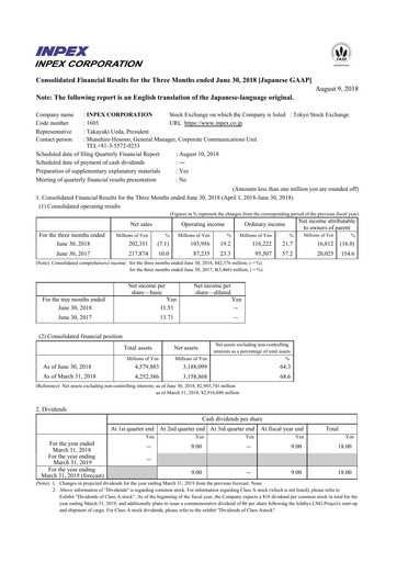 Vorschaubild Inpex Quartalsbericht 2018-q1