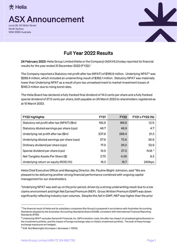 Thumbnail Helia Group Financial Report 2022