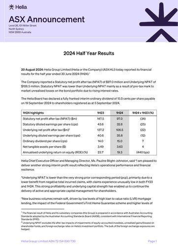 Thumbnail Helia Group Half-year Report 2024-h1