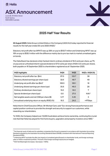 Thumbnail Helia Group Half-year Report 2025-h1