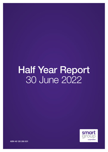 Thumbnail Smartgroup Corporation Financial Report 2022-h1