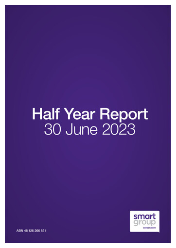 Thumbnail Smartgroup Corporation Financial Report 2023-h1