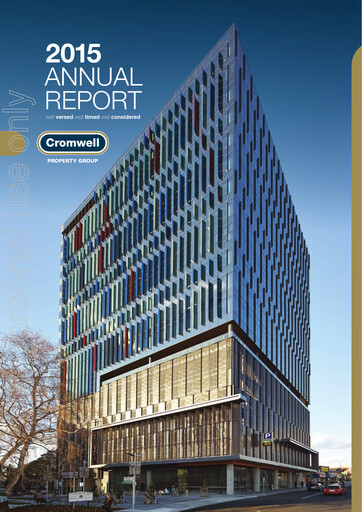 Thumbnail Cromwell Property Group Annual Report 2015