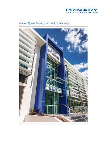 Thumbnail Healius Limited Annual Report 2014