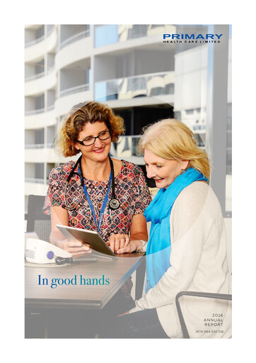 Thumbnail Healius Limited Annual Report 2016