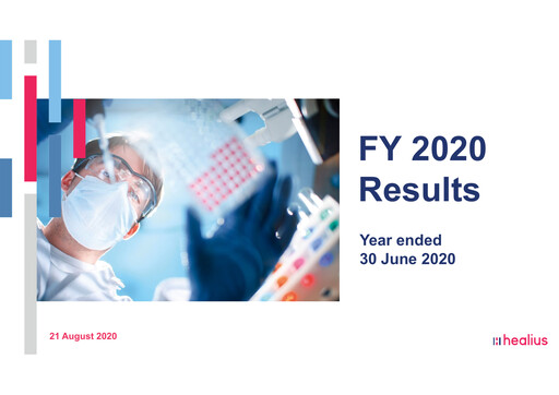 Thumbnail Healius Limited Financial Report 2020