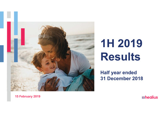Thumbnail Healius Limited Half-year Report 2019-h1