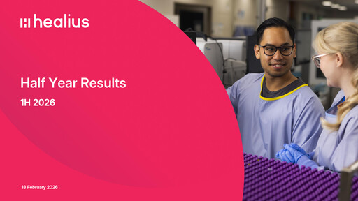 Thumbnail Healius Limited Half-year Report 2026-h1