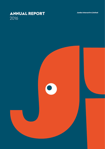 Thumbnail Jumbo Interactive Limited Annual Report 2016