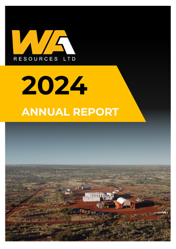 Thumbnail WA1 Resources Annual Report 2024