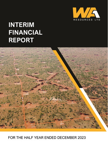 Thumbnail WA1 Resources Half-year Report 2024-h1