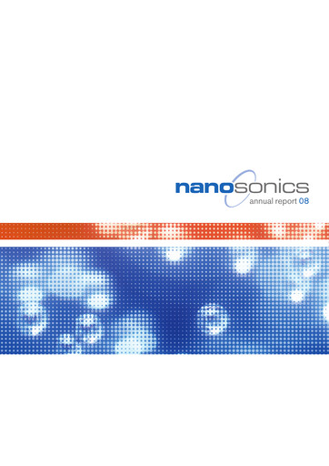 Vorschaubild Nanosonics Limited Jahresbericht 2008