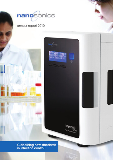 Vorschaubild Nanosonics Limited Jahresbericht 2010