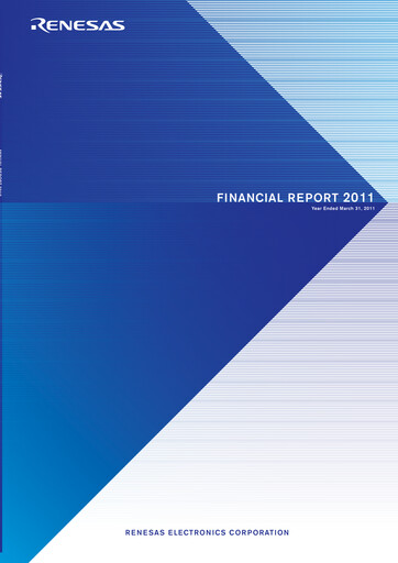 Thumbnail Renesas Electronics
 Financial Statement fy2011