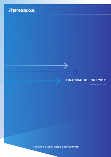 Thumbnail Renesas Electronics
 Financial Statement fy2012