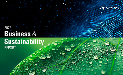 Thumbnail Renesas Electronics
 Sustainability Report 2023