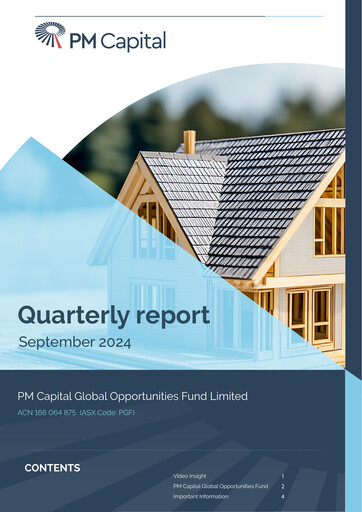 Thumbnail PM Capital Global Opportunities Fund Quarterly Report 2024-q3