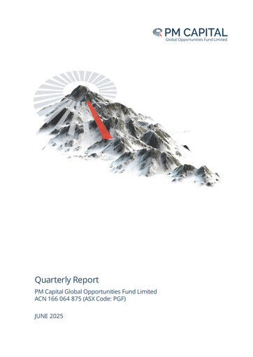Thumbnail PM Capital Global Opportunities Fund Quarterly Report 2025-q2