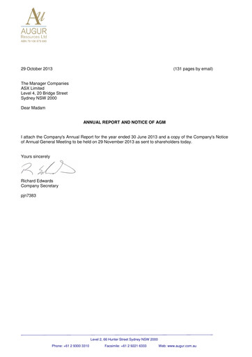 Thumbnail Alpha HPA Limited Annual Report 2013