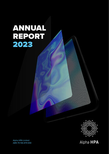 Thumbnail Alpha HPA Limited Annual Report 2023