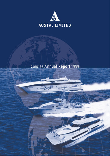 Thumbnail Austal Limited Annual Report 1999