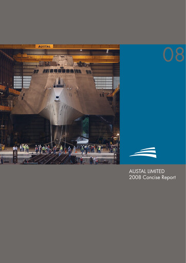 Thumbnail Austal Limited Annual Report 2008