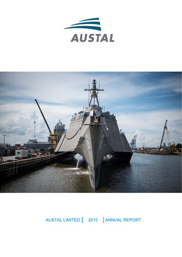 Thumbnail Austal Limited Annual Report 2015