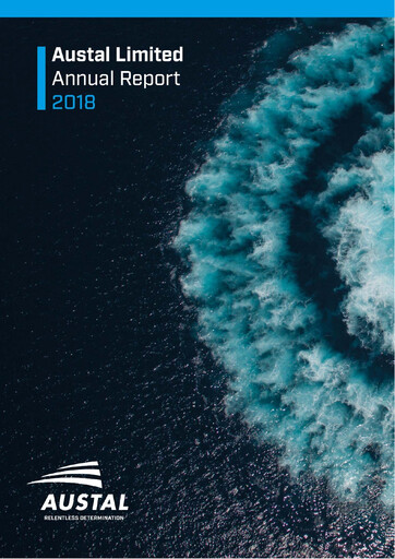 Thumbnail Austal Limited Annual Report 2018