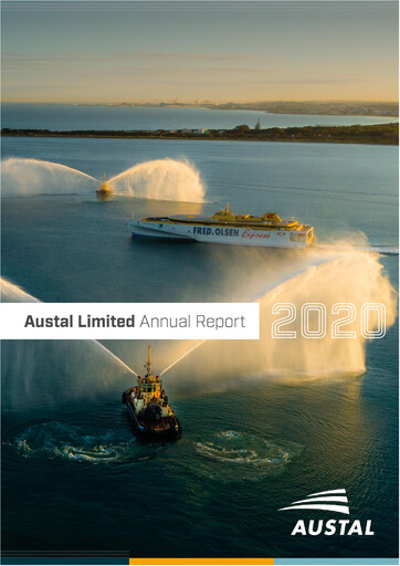 Thumbnail Austal Limited Annual Report 2020