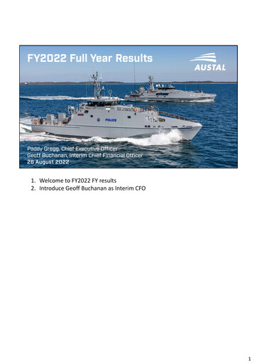 Thumbnail Austal Limited Financial Report fy2022