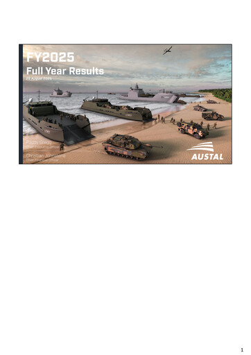 Thumbnail Austal Limited Financial Report fy2025