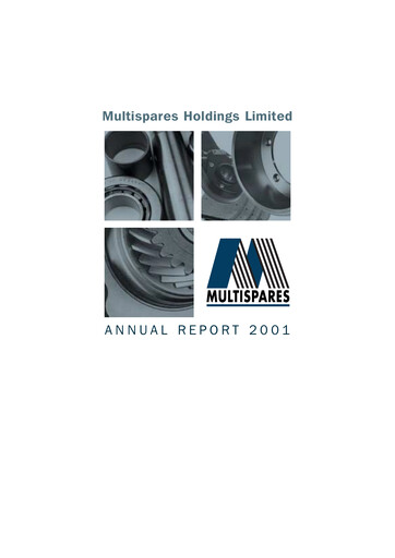 Thumbnail Supply Network Limited Annual Report 2001