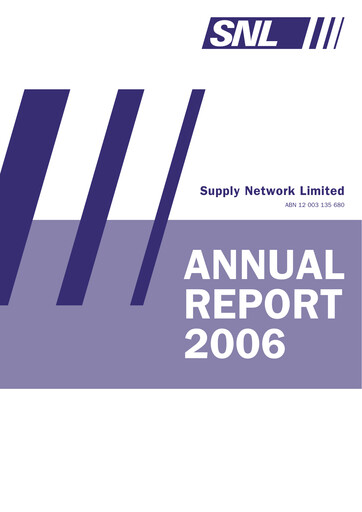 Thumbnail Supply Network Limited Annual Report 2006