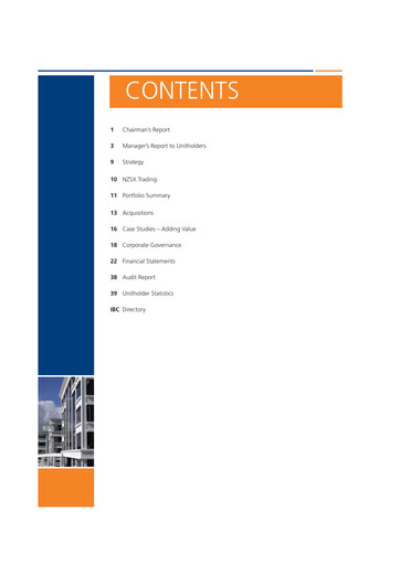 Thumbnail Argosy Property Annual Report 2005