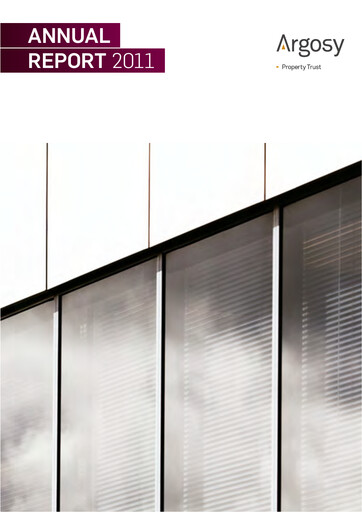 Thumbnail Argosy Property Annual Report 2011