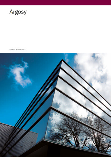 Thumbnail Argosy Property Annual Report 2012