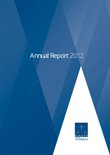 Thumbnail EQT Holdings Limited Annual Report 2012