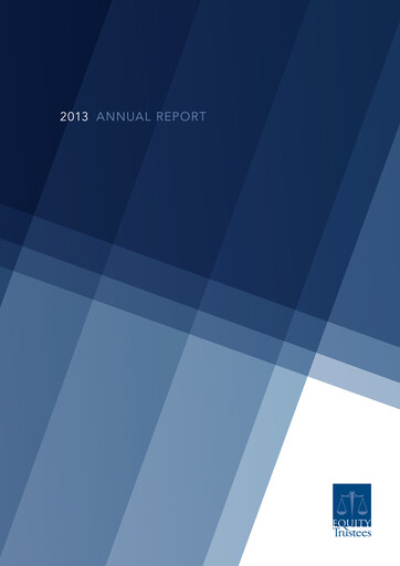 Thumbnail EQT Holdings Limited Annual Report 2013
