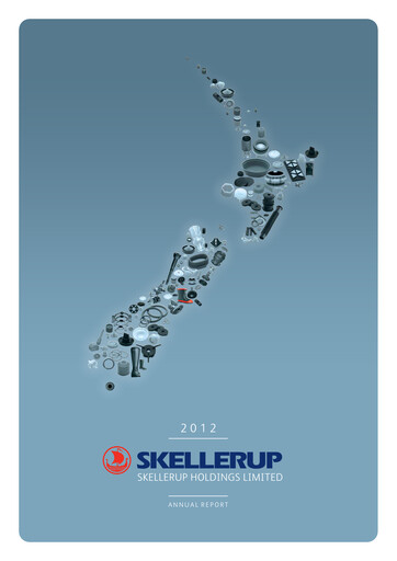 Thumbnail Skellerup Holdings Annual Report 2012